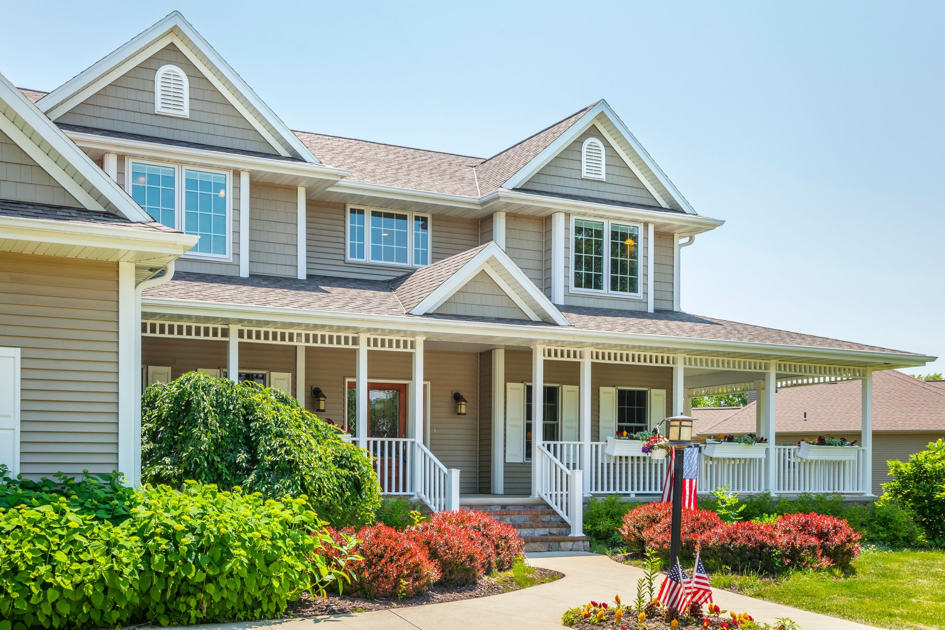 Perfect, Ornate Maintenance Free Home With Covered Porch